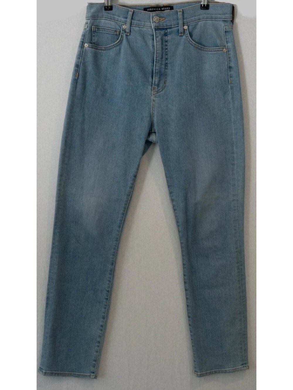 Veronica Beard Ryleigh Slim Straight High Rise Jeans 29 Blue